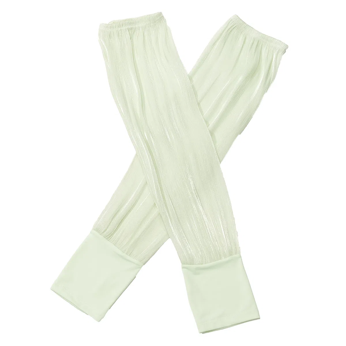 上海故事 纯色鎏光冰感遮阳 骑行钓鱼 防晒袖 女款