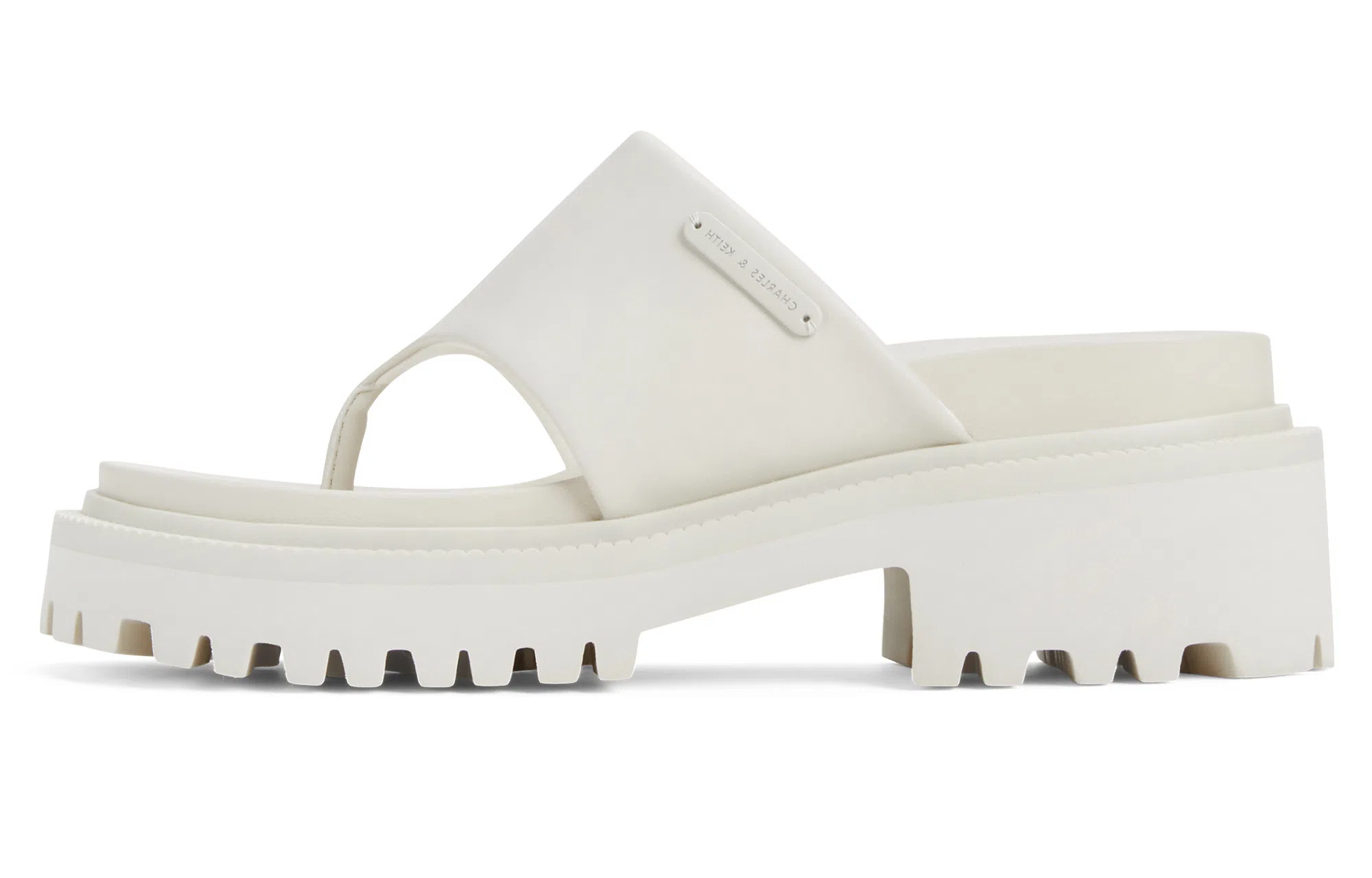 CHARLESKEITH ck PU 7cm ChalkBlackLight Pink