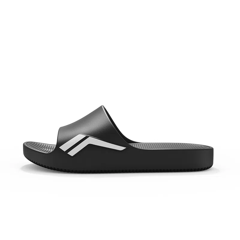 Luofu Men's Slide Sandals Black White
