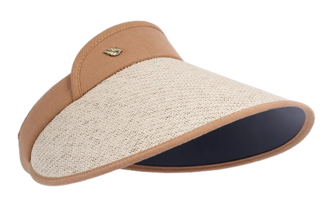 优幽兰 小众韩版气质旅游空顶遮阳防紫外线大头围显脸 草编 防晒帽 女款