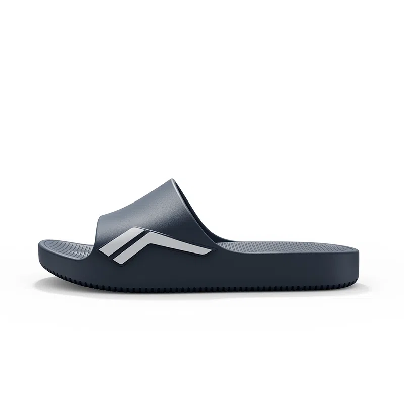 Luofu Men's Slide Sandals Black White