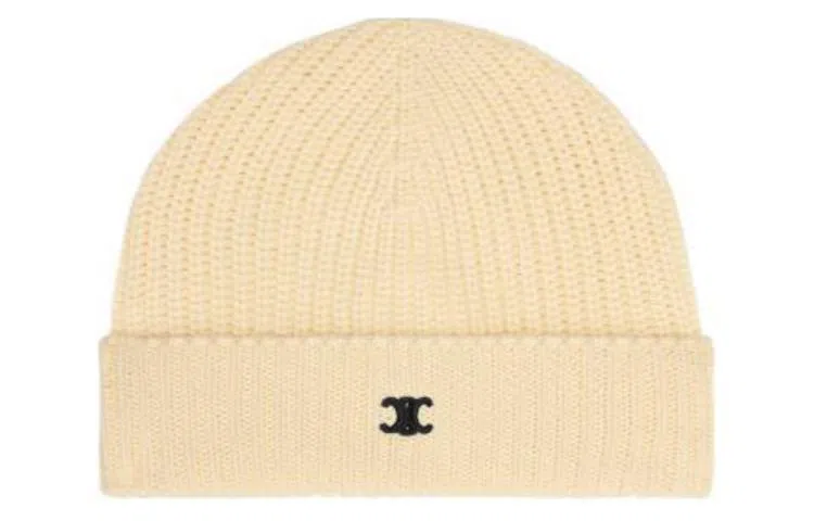 CELINE Logo Embroidered Beanie