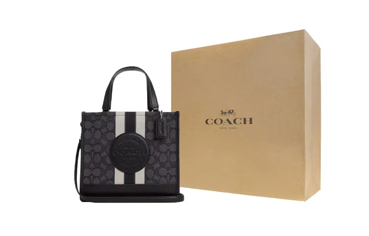 COACH Dempsey 22 Logo Tote