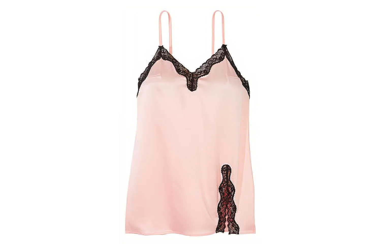 Victoria's Secret Tease Satin Lace-Trim Mini Slip V