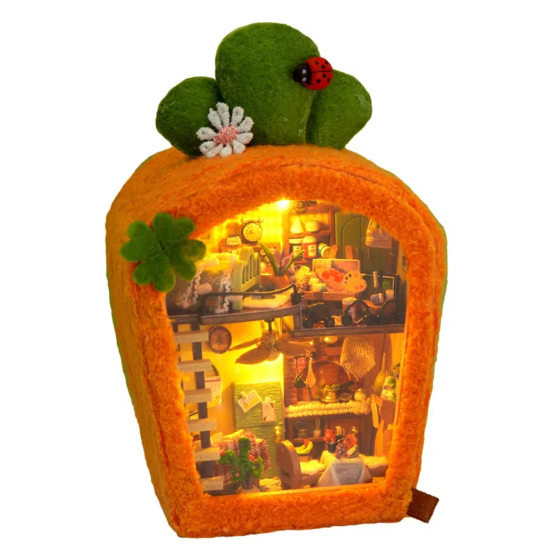 天予小镇 小房子拼装 微缩模型屋 拼图