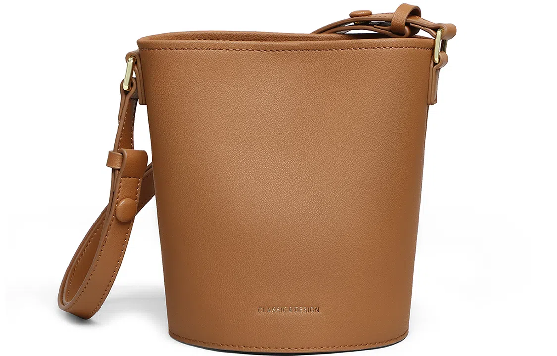 COMELY Bucket Bag Camel Brown