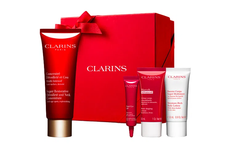 娇韵诗 修护保湿颈霜护肤套装 滋润