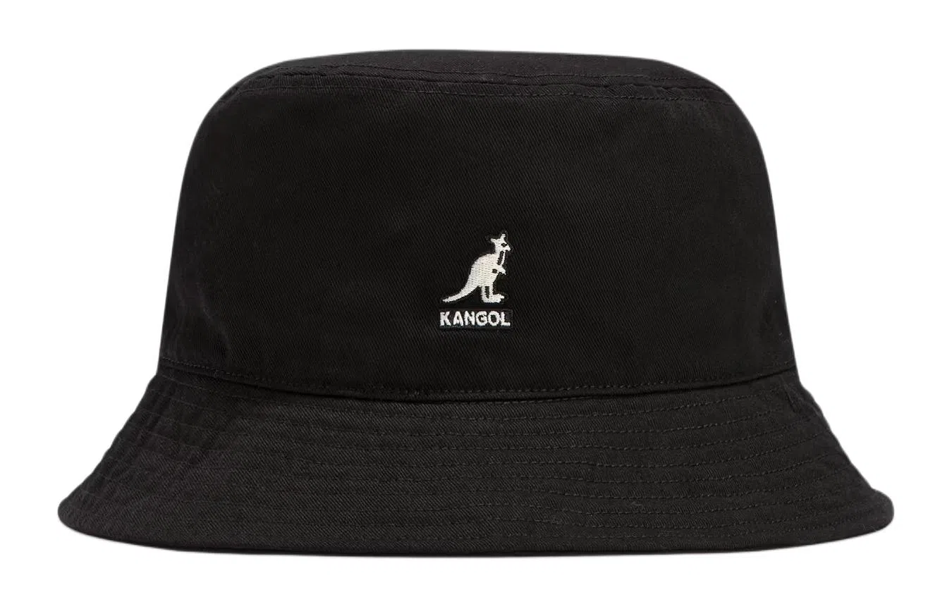 KANGOL Logo Bucket Hat Black