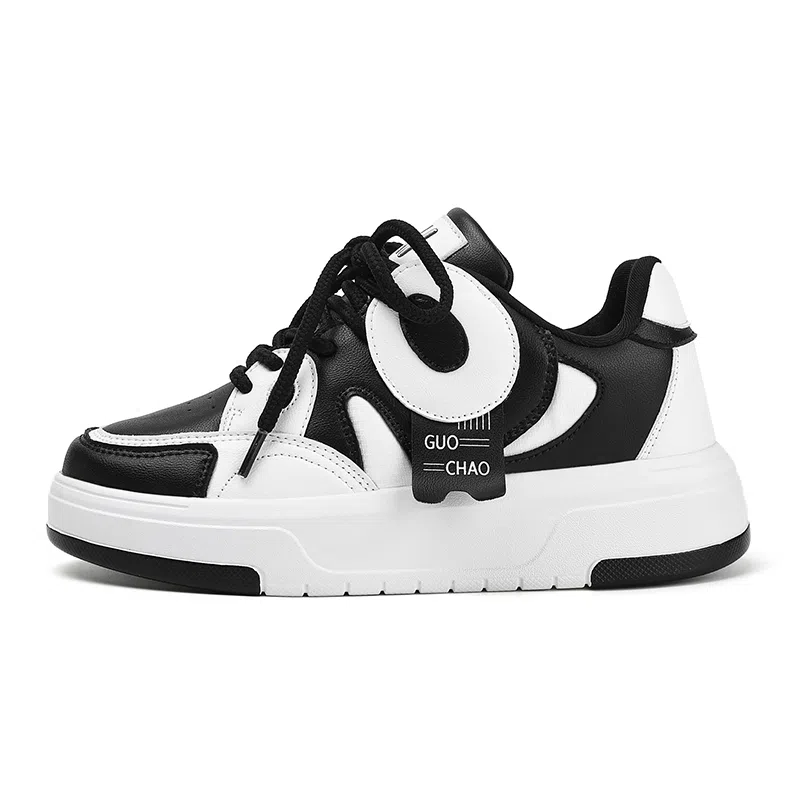 PLAY COBBLER PU Thick Sole Low Top Sneakers