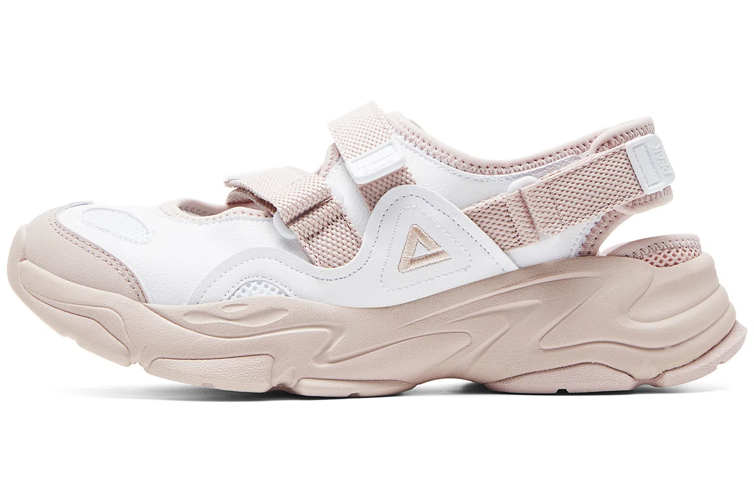 Peak Mary Jane Sandals White Pink