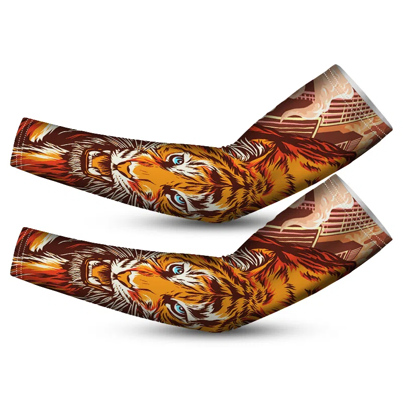 白卷 夏季防紫外线宽松十二生肖袖套 防晒袖 男女同款情侣款