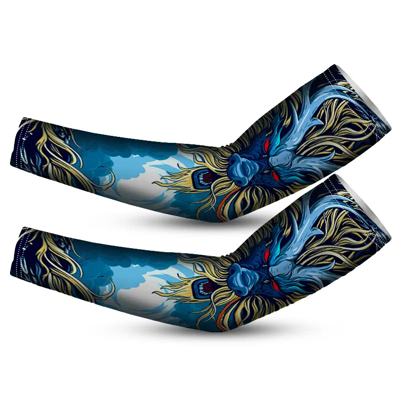 白卷 夏季防紫外线宽松十二生肖袖套 防晒袖 男女同款情侣款