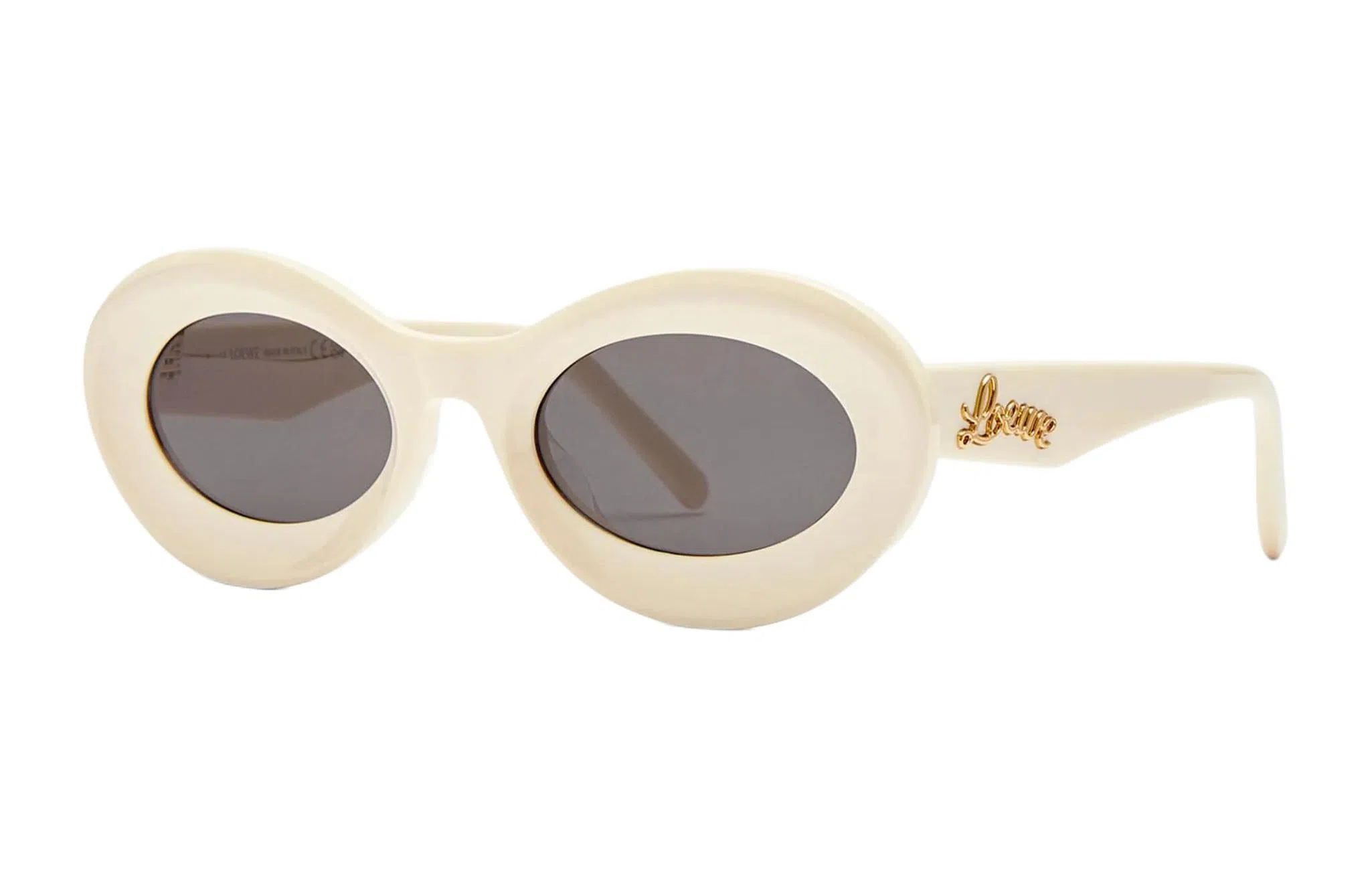 LOEWE Oval Sunglasses White