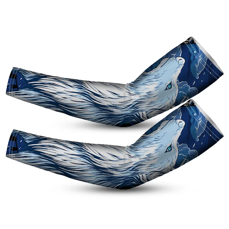 白卷 夏季防紫外线宽松十二生肖袖套 防晒袖 男女同款情侣款