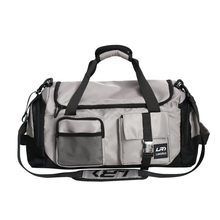 大容量干湿分离 尼龙 行李包健身包双肩包 常规 男女同款情侣款 黑色 /灰色/军绿色