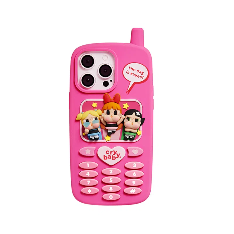 POP MART CRYBABY Powerpuff Girls iPhone Case