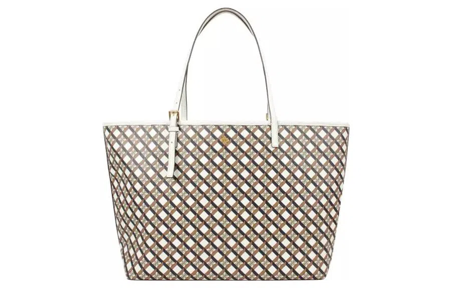 TORY BURCH GEO Logo PVC Tote