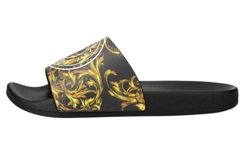Versace Jeans Couture Slides Black