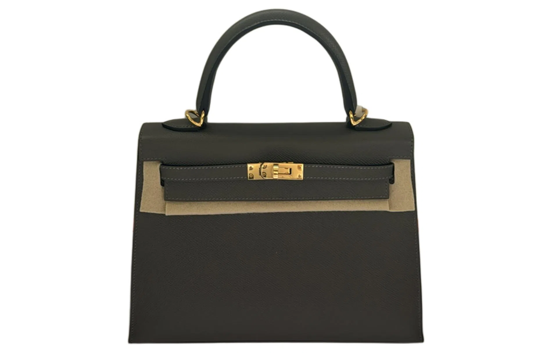 Hermes Kelly 25 Epsom Cloud Grey