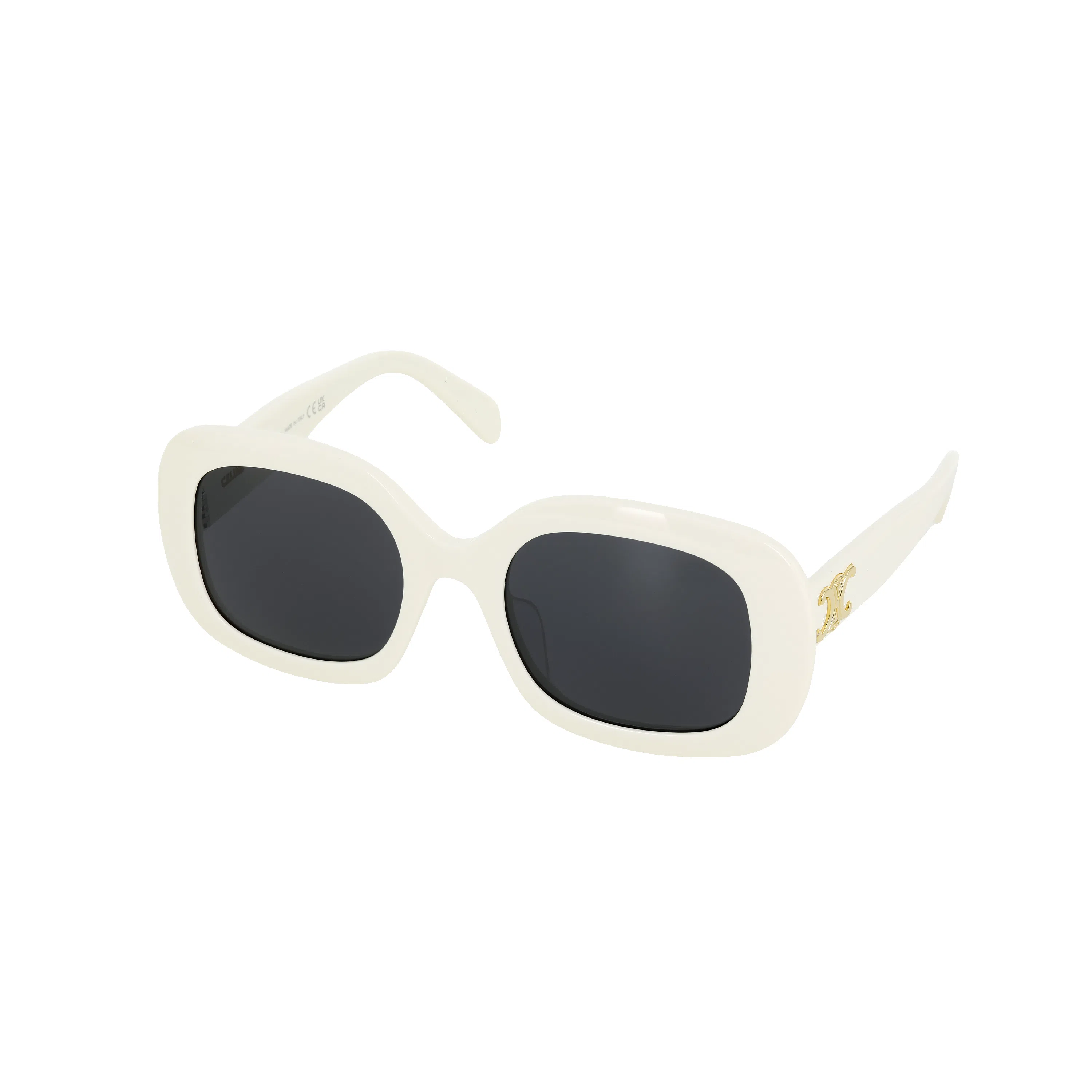 CELINE Rectangular Sunglasses White