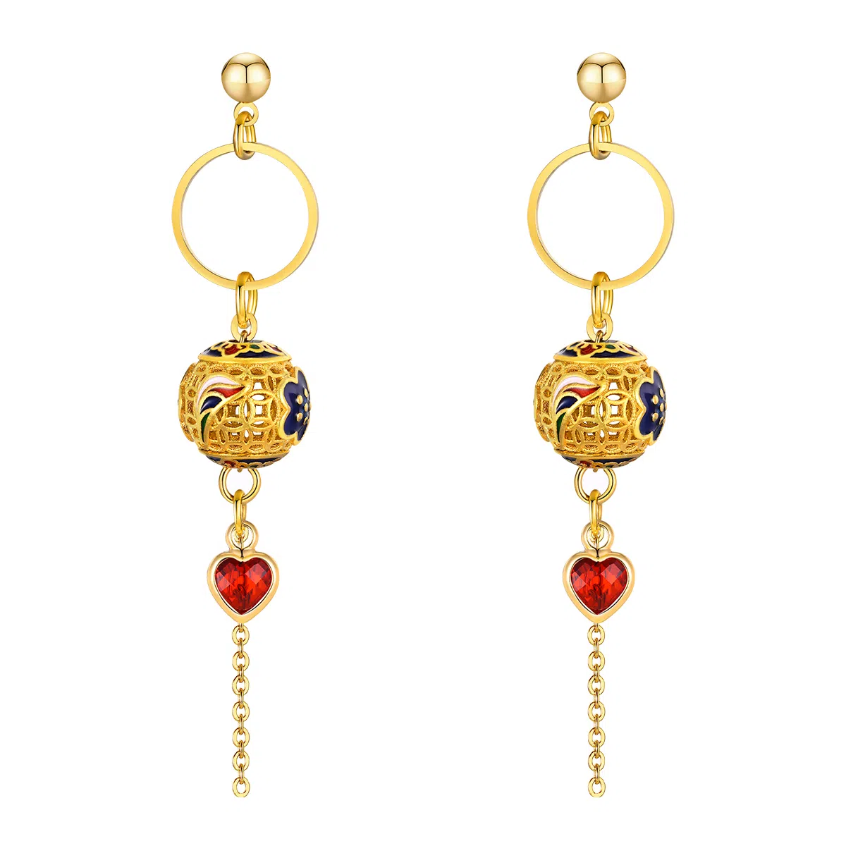 恋朵 国风轻奢 流苏耳饰 合金 耳环 女款