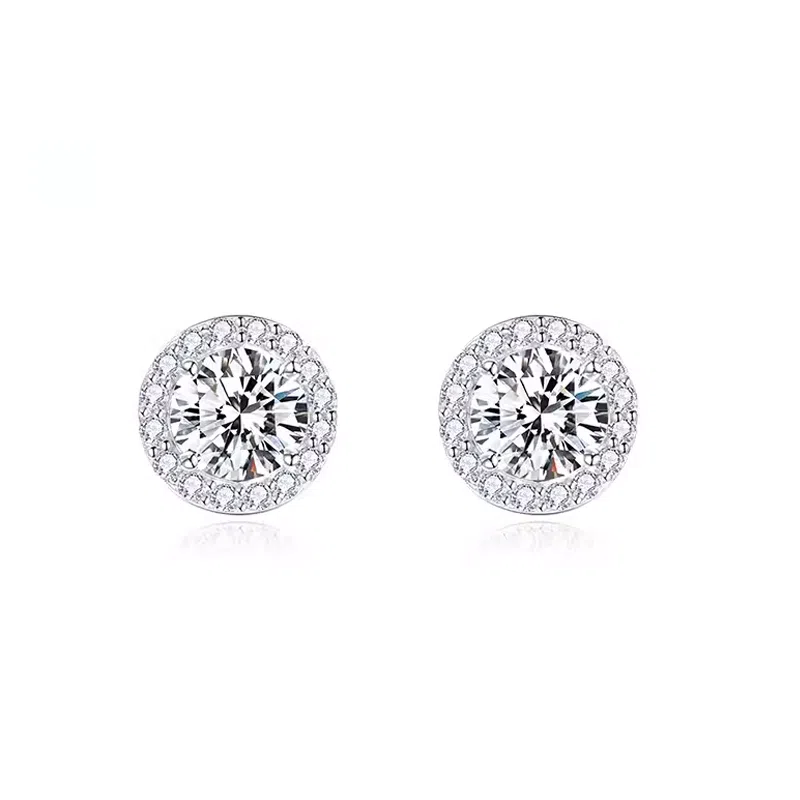 FANCI Star Dot Series Round Gemstone Earrings