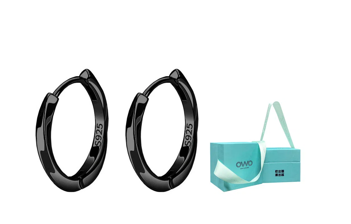 OWO Mobius 925 Silver Earrings