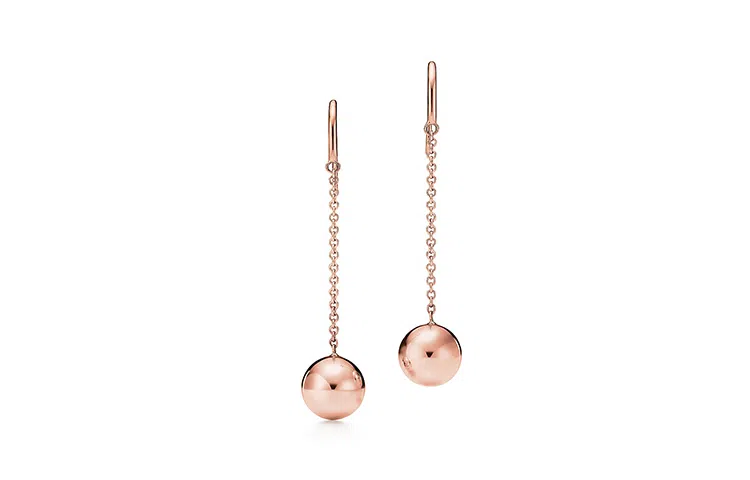 Tiffany & Co. HardWear Ball Hook Earrings 18K Rose Gold