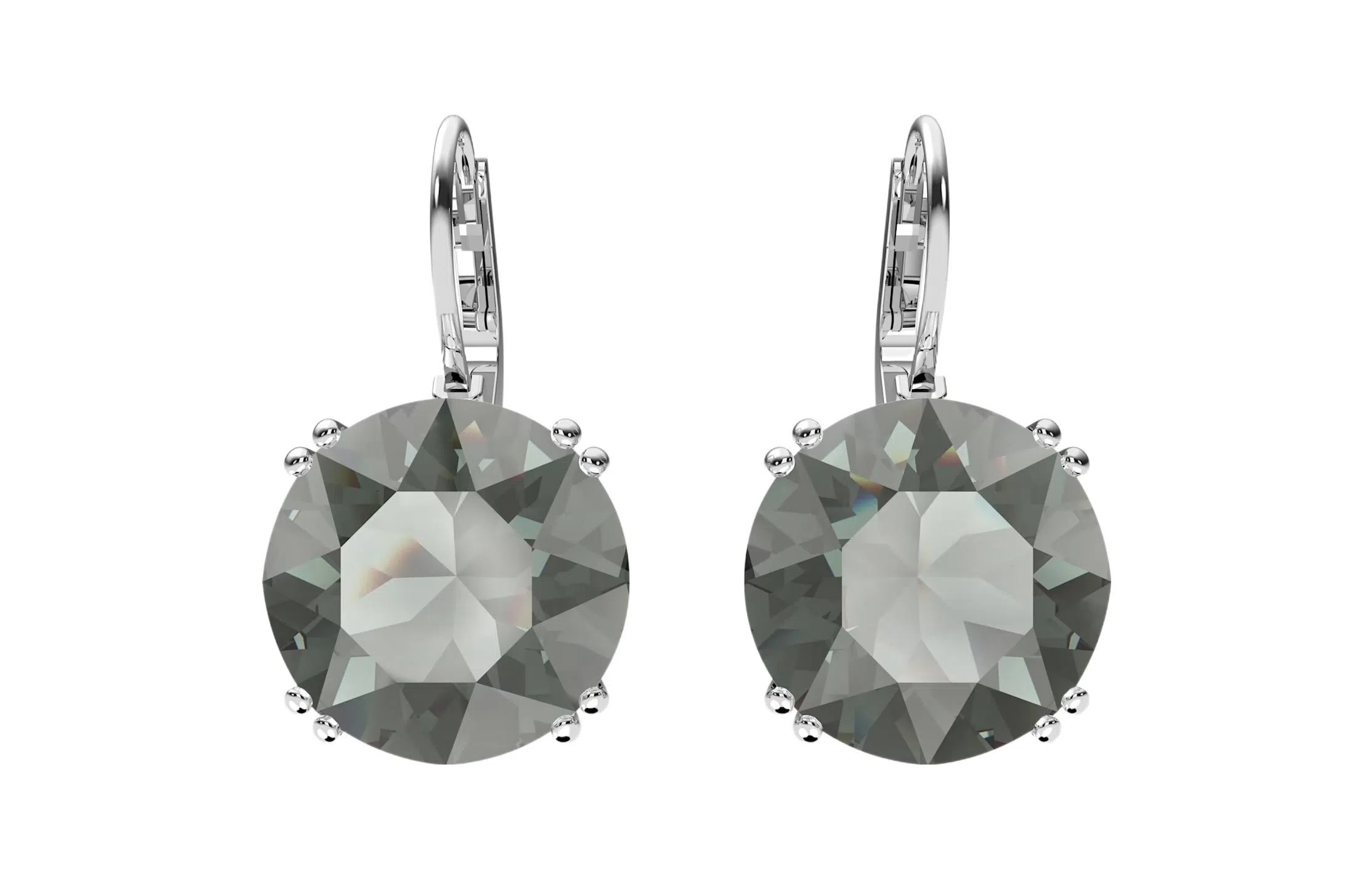 Swarovski Millenia Drop Earrings Black