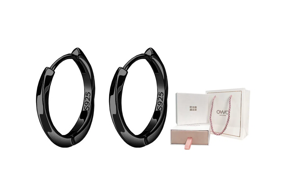 OWO Mobius 925 Silver Earrings