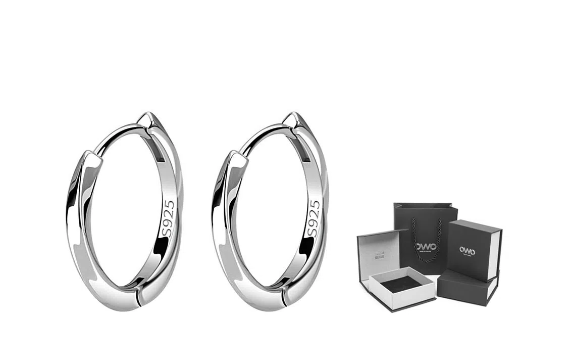 OWO Mobius 925 Silver Earrings