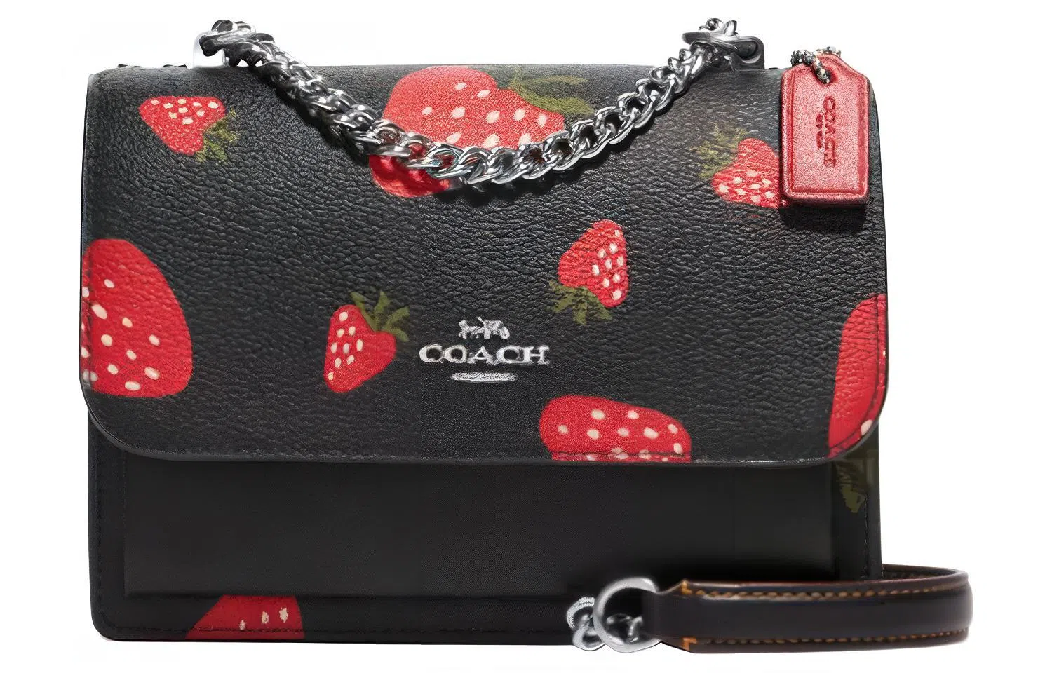 COACH Klare 18 Strawberry Print