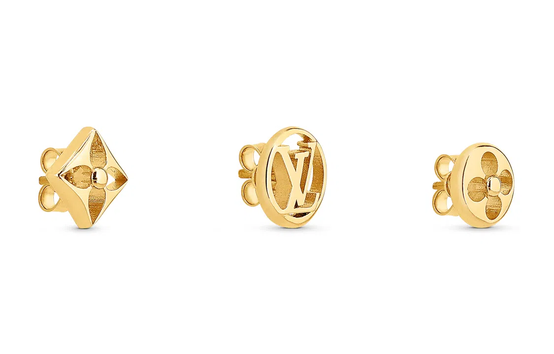 Louis Vuitton Monogram Three-Piece Set Earrings