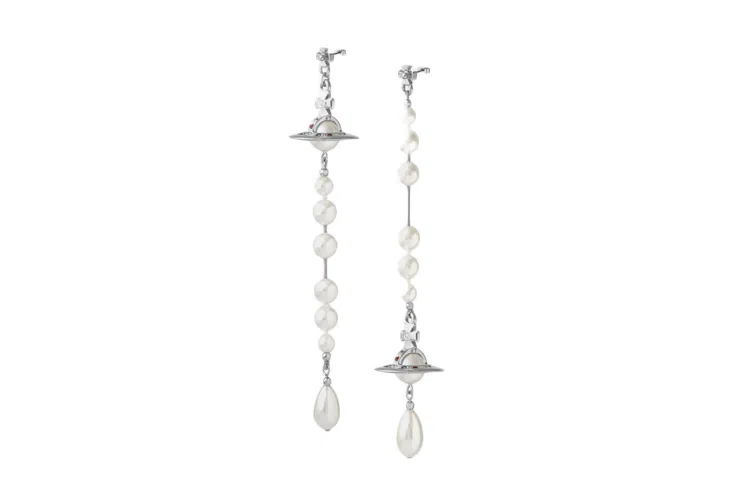 Vivienne Westwood Broken Pearl Earrings