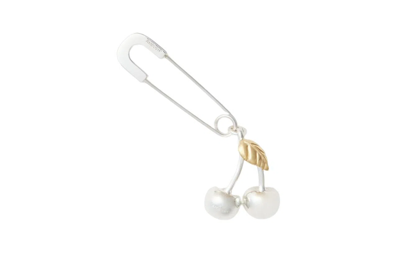 AMBUSH Cherry Pin Brass Earrings