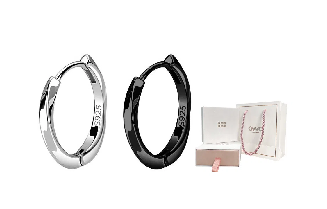 OWO Mobius 925 Silver Earrings