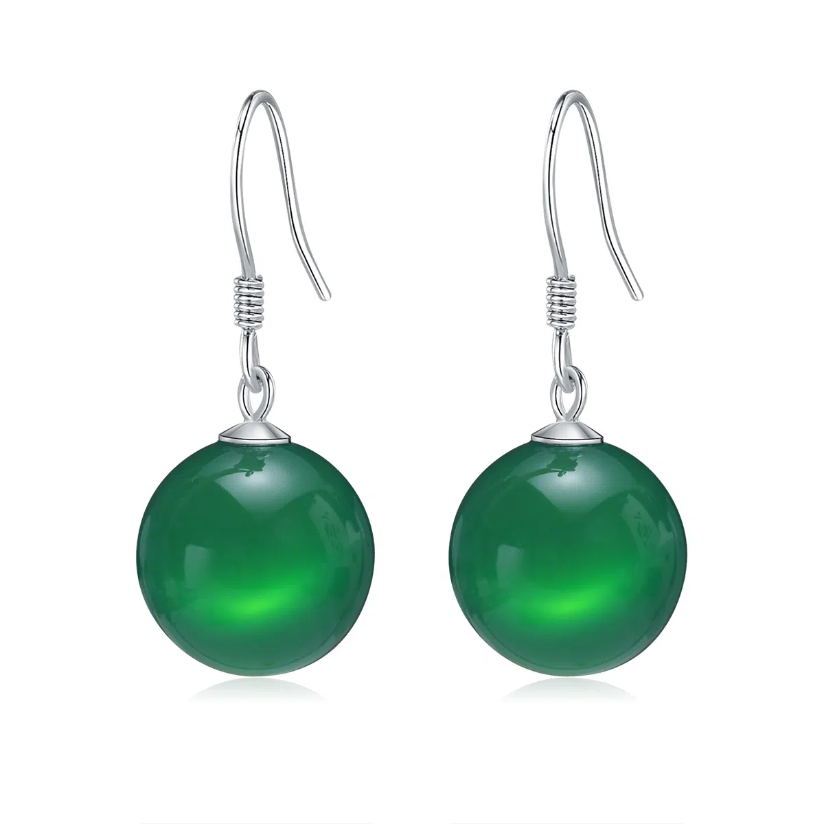 恋朵 简约气质 玉髓 耳环 女款