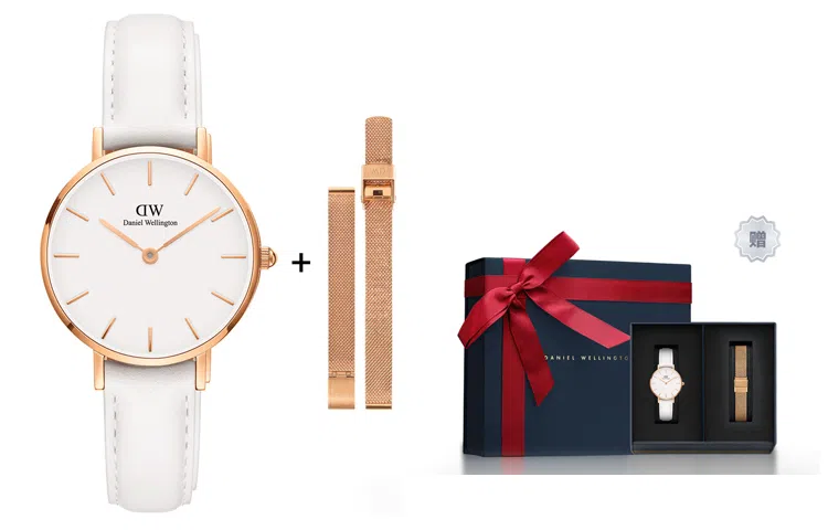 Daniel Wellington 28mm dw 30 DW00100249+TMWC0053
