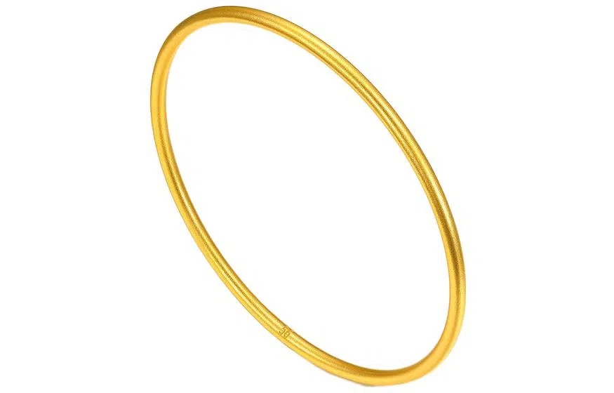 潮宏基 启福清欢母亲妈妈 黄金足金 按克计价 手镯手环 女款