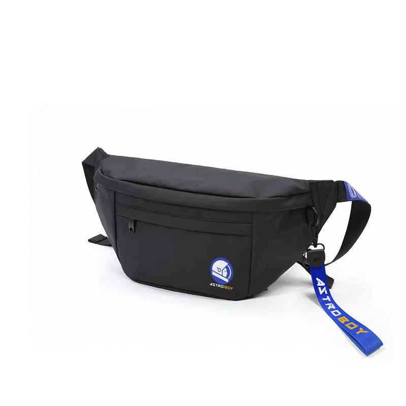 十一宫 休闲运动大容量 皮革 胸包 常规 男女同款情侣款 白色/黑色