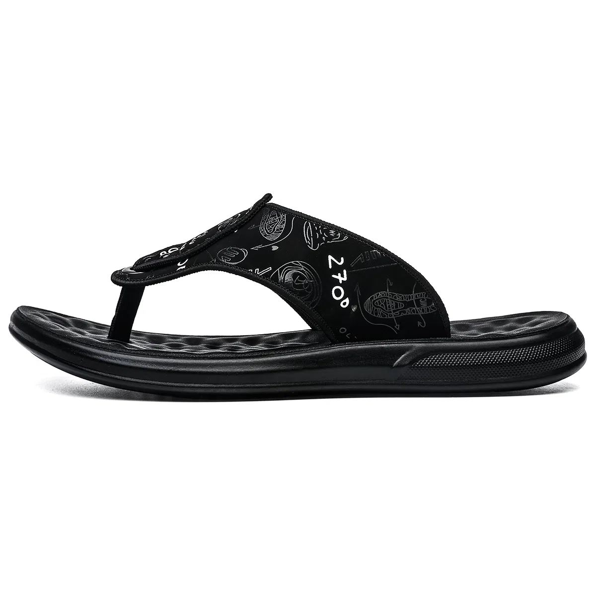 正泰 织物 韩版潮流百搭休闲 人字拖鞋 男款