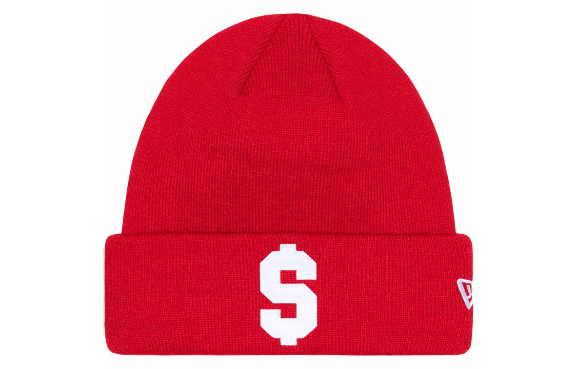 Supreme x New Era Beanie Red