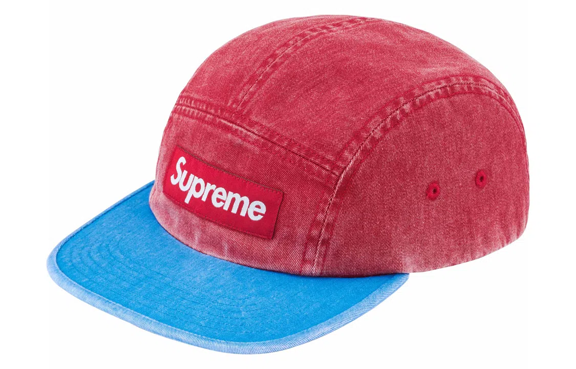 Supreme Pigment 2-Tone Camp Cap Red