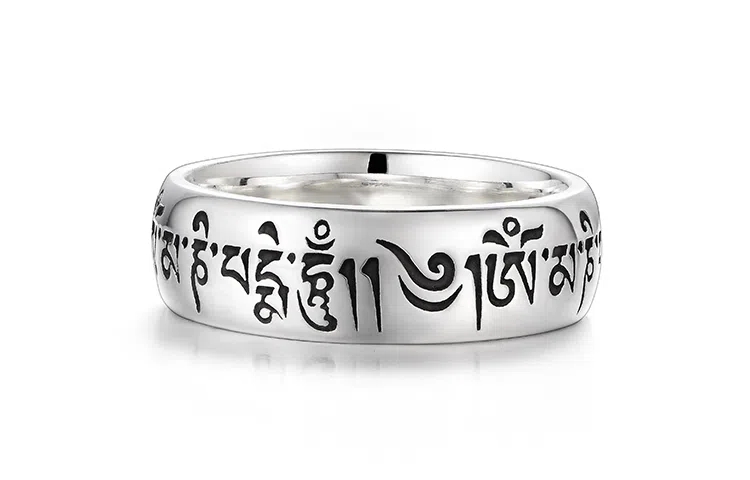 IDEAGEMER Silver Ring