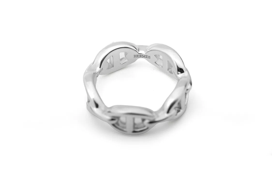Hermes Chaine d'Ancre Enchainee Ring
