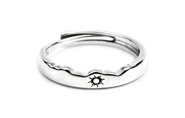 WHY PLAY Day and Night Couple Rings