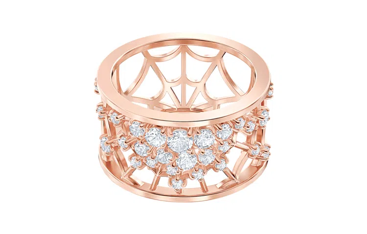 Swarovski Precisely Dreamcatcher Ring Rose Gold