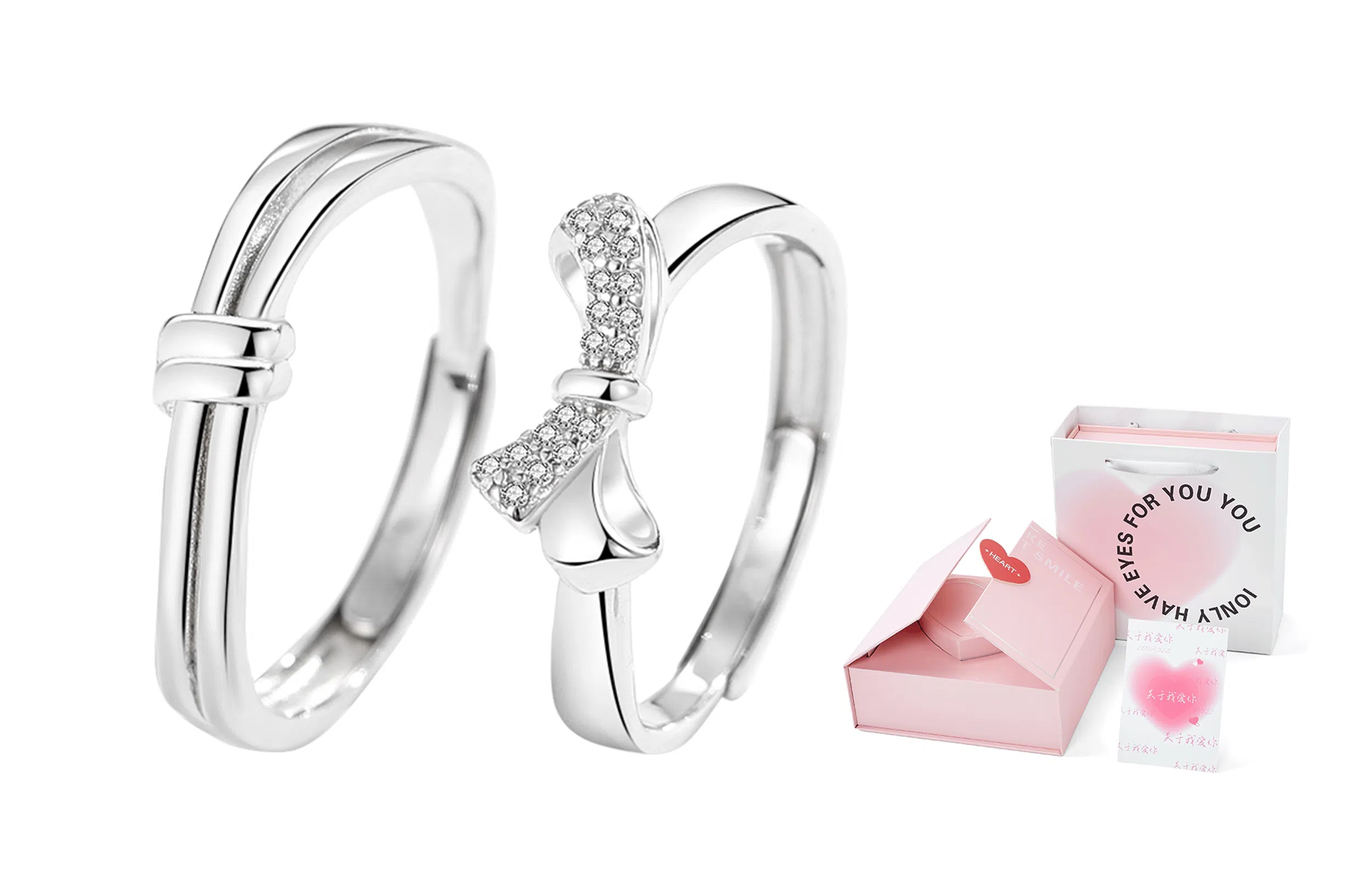 Clarkia S925 Bow Ring