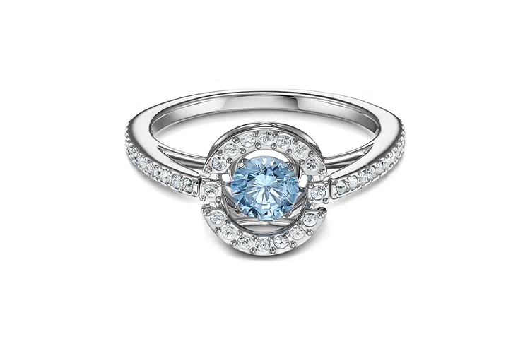 Swarovski Dancing Heart Crystal 125th Anniversary Ring