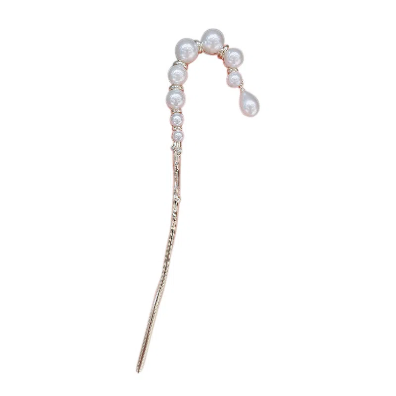 彤彤兔 气质中式古风盘发  简约旗袍 发簪 女款